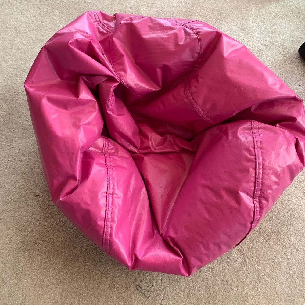 Pink bean bag. Lightly used in great condition.